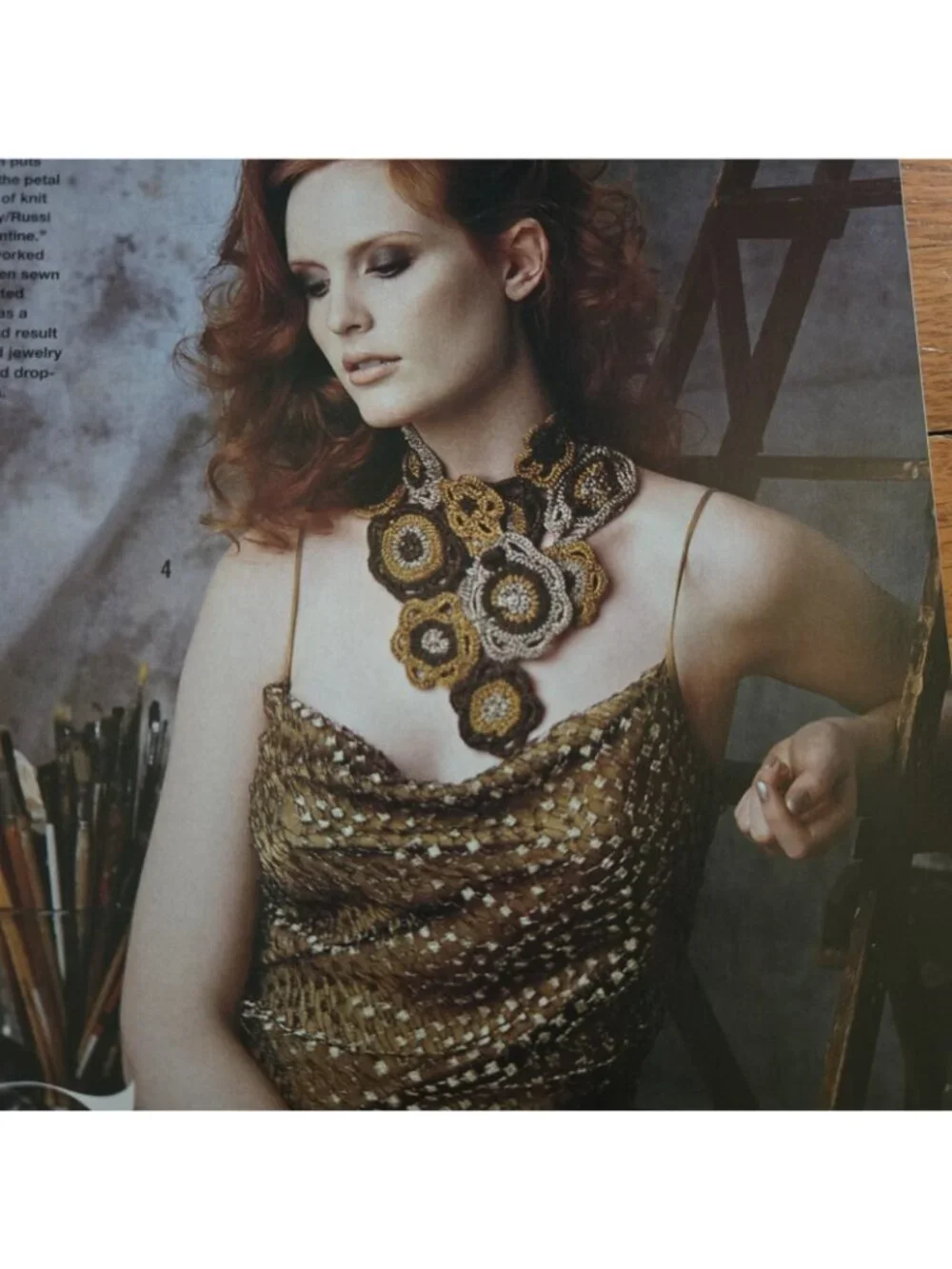 Vogue Knitting International Magazine, Holiday 2004 Poncho corset